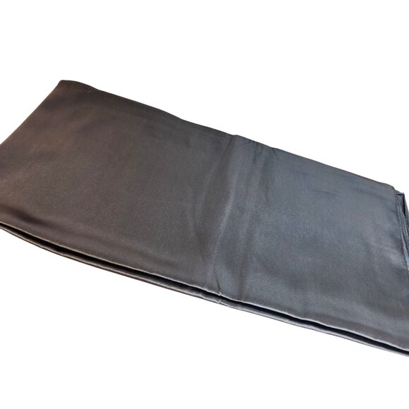 Dark Gray Wild Rag Large Scarf 35x35" Satin Western Accessory Cowgirl or Cowboy - Picture 2 of 9